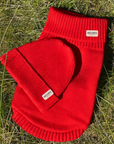 Cherry Red British Wool Jumper