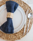 Stone Washed Linen Dinner Napkins-2