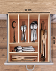 Wooden Vintage Design Cutlery Tray | Bessan