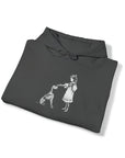 Graphic Print Unisex Hooded Sweatshirt
