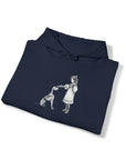 Graphic Print Unisex Hooded Sweatshirt