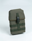 Utility Pouch with Sock Insert in Military Green