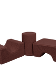 Brown Shape Play Set with Three Foam Elements