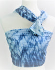 Ripple Indigo Dyed Long Scarf-2