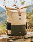 Premium Polar Explorer Backpack, waterproof hemp backpack with laptop compartment, USB charging, ergonomic support, adjustable straps, hidden pockets by Arcticus at brixbailey.com
