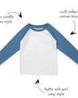 Baseball Tee - Blue