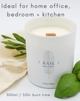 CORFU 2.0 Lime + Basil Wellbeing Candle