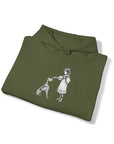 Graphic Print Unisex Hooded Sweatshirt