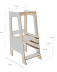 MeowBaby® Plywood Kitchen Helper Scandi - Gray