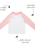 Baseball Tee - Pink