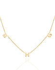 Personalized Diamond Initial Necklace