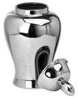 Large Chrome Ginger Jar Statement Piece