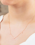 Personalized Diamond Initial Necklace