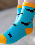 Children's Sausage Dog Bamboo Socks