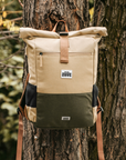 Premium Polar Explorer Backpack, waterproof hemp backpack with laptop compartment, USB charging, ergonomic support, sustainable adventure gear by Arcticus at brixbailey.com