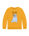 Furry Road Cool: Bulldog Power Kid’s Sweatshirt for Playtime Warriors!