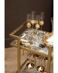 Set of Four Champagne Glasses | Horizon