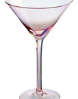 Set of 2 Martini Glasses | Frosted Deco