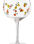 Set of 2 Citrus Design Gin Glasses | Mila