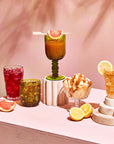 Set of Four Clear Highball Glasses | Fleur