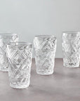 Set of Four Clear Highball Glasses | Fleur