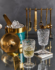 Set of Four Clear Wine Glasses | Fleur