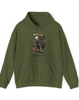 Graphic Print Unisex Hooded Sweatshirt