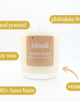 sweet treat – buttery popcorn & brown sugar 220g soy candle