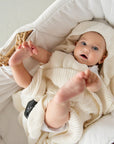 Super Soft Bamboo & Cotton Baby Blanket - Hypoallergenic & Eco-Friendly by Lullalove UK at brixbailey.com