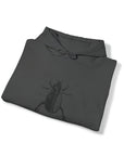 Graphic Insect Print Unisex Hooded Sweatshirt