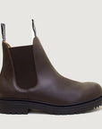 Detroit Steel Toe Cap Work Boots - Brown