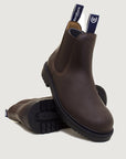 Detroit Steel Toe Cap Work Boots - Brown