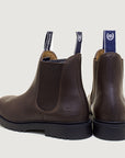Detroit Steel Toe Cap Work Boots - Brown