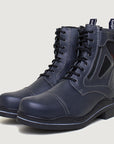 Kentucky Storm Waterproof Jodhpur Boots - Polished Navy