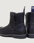 Quebec Waterproof Zip Up Ankle Boots - Black