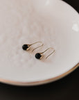 Gold Plated Lava Stone Diffuser Earrings