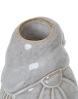 Elegant White Gonk Candle Holder | Modern Taper Design