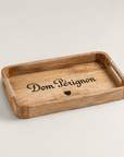 Dom Pérignon Wooden Serving Tray Set | Champagne Butler Trays