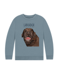 Crumb Catcher in Chief – The Chocolate Labrador Kids' Sweatshirt