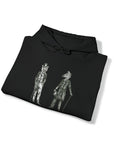 Graphic Print Unisex Hooded Sweatshirt