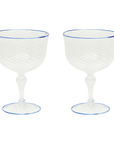 The Dido Coupe in Blue, Set of Two