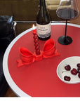Cute Girl Bow Tie Ceramic Candle Holder