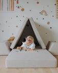 Beige Activity Play Mattress Set