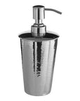Hammered Bathroom Nickel Finish Lotion Dispenser | Vaco