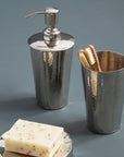 Hammered Bathroom Nickel Finish Lotion Dispenser | Vaco