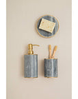 Grey Marble and Gold Lotion Dispenser | Bosco