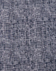 Busy Strokes Print Cotton Modal Scarf - Navy