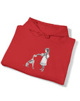 Graphic Print Unisex Hooded Sweatshirt
