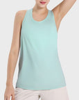 Round Neck Wide Strap Active Tank-5
