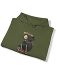 Graphic Print Unisex Hooded Sweatshirt